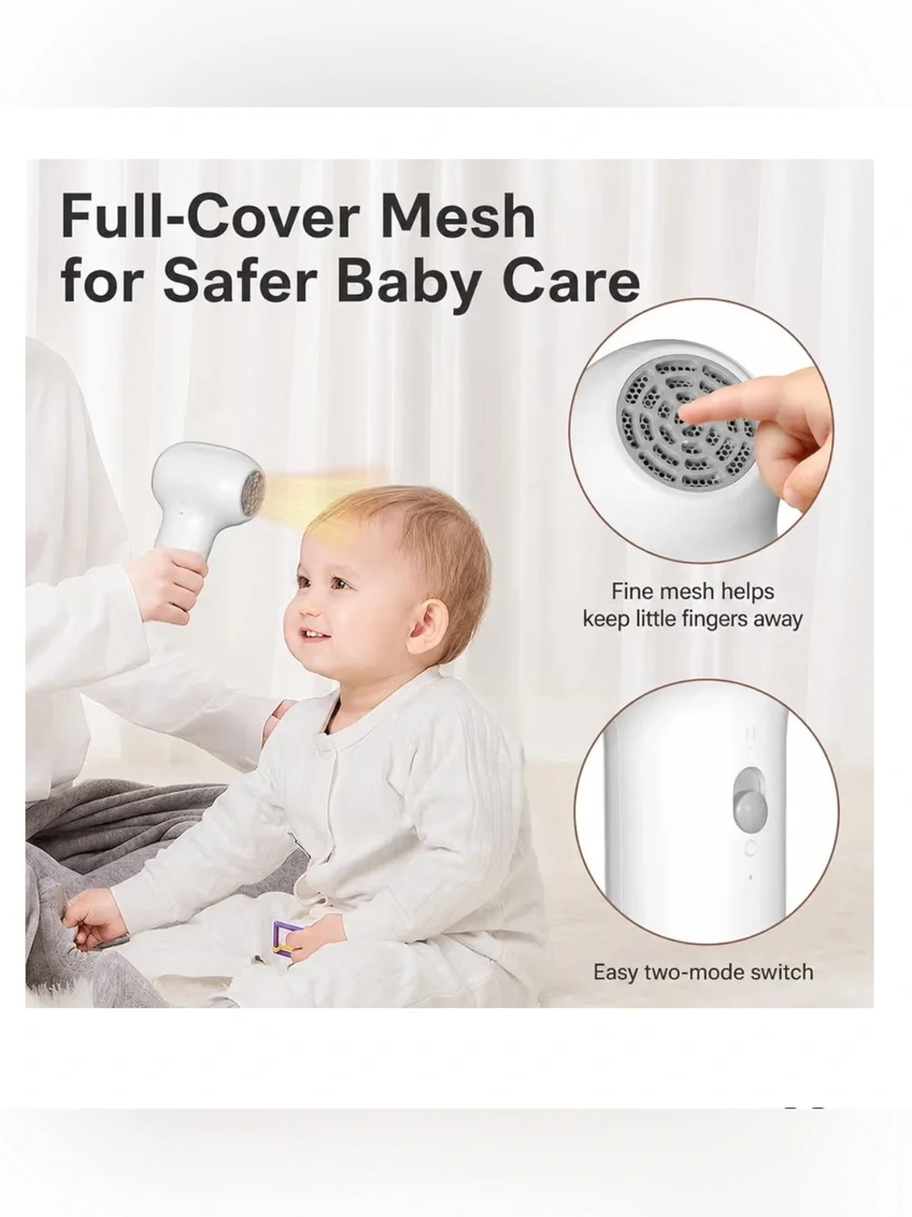 Cordless Baby Hair Dryer